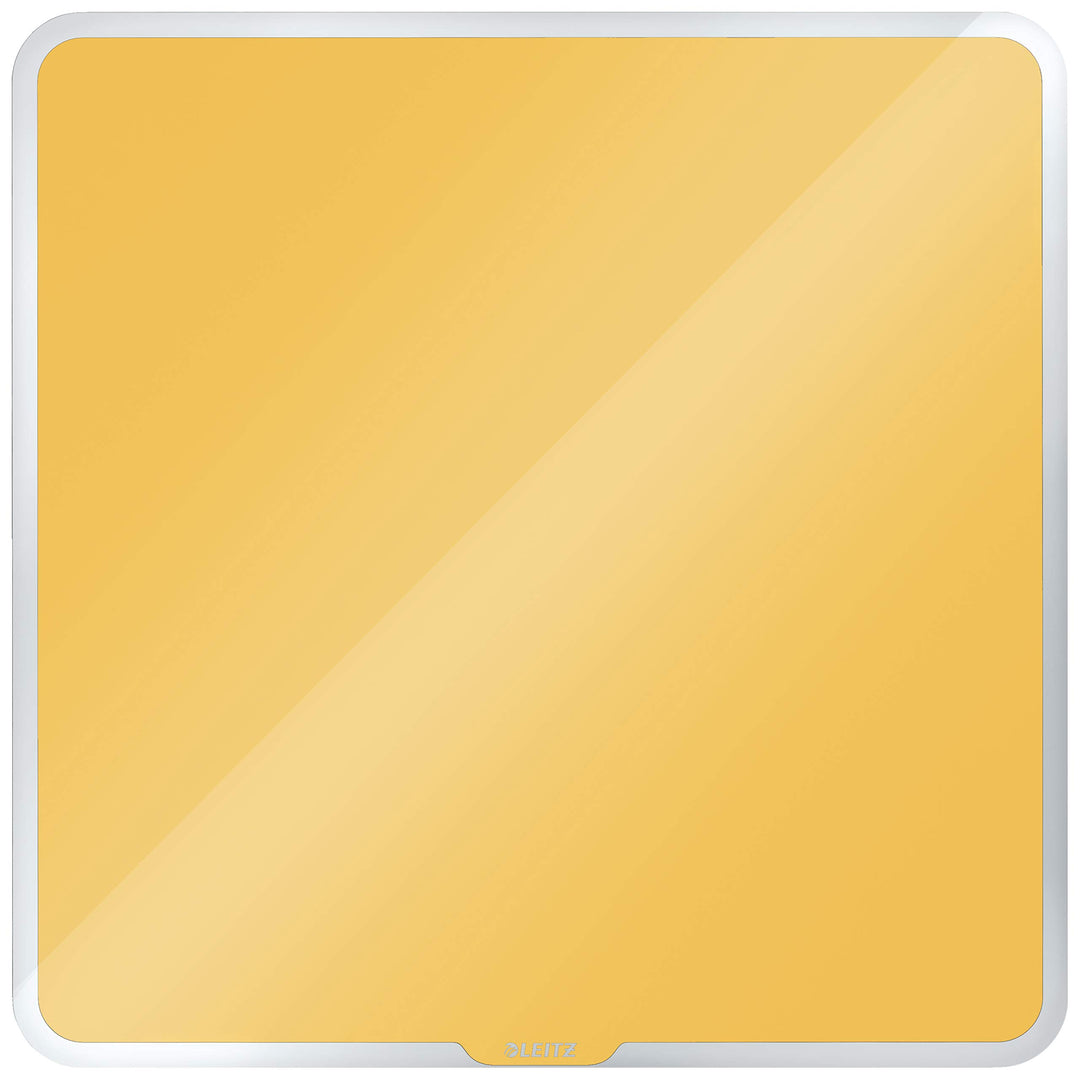 Leitz magnetisches Whiteboard aus Glas, 450 x 450, Warmes Gelb, Cosy-Serie, 70430019 450 x 450mm War