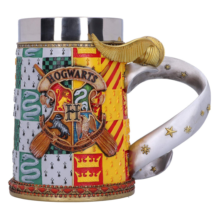 Nemesis Now Collectable Tankard Harry Potter Golden Snitch Quidditch Sammelkrug, Metal, Gelb, 1.25 p