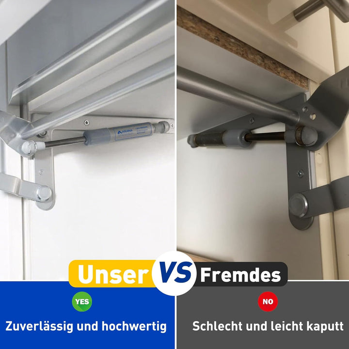 ARANA 195mm 100N Gasdruckdämpfer Ersatzteil für KESSEBÖHMER Lift-o-Mat Gasfeder Gasdruckfeder Hydrau