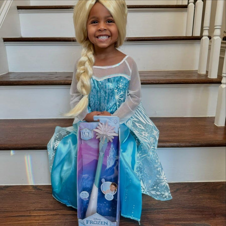 Disney Frozen ELSA Eiskristall-Zauberstab Spielzeug, offiziell lizenziert von Jakks Pacific, Entfess