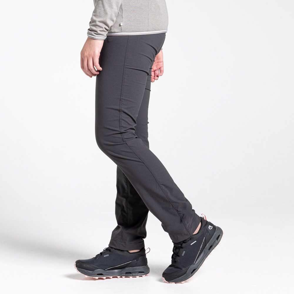 Craghoppers Damen Outdoorhose NosiLife 12 - Regular Holzkohle, 12 - Regular Holzkohle