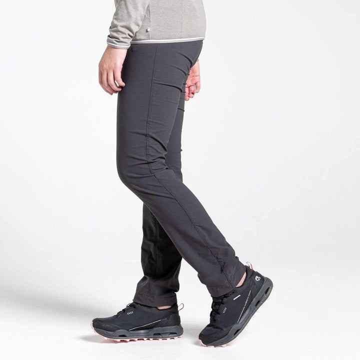 Craghoppers Damen Outdoorhose NosiLife 12 - Regular Holzkohle, 12 - Regular Holzkohle