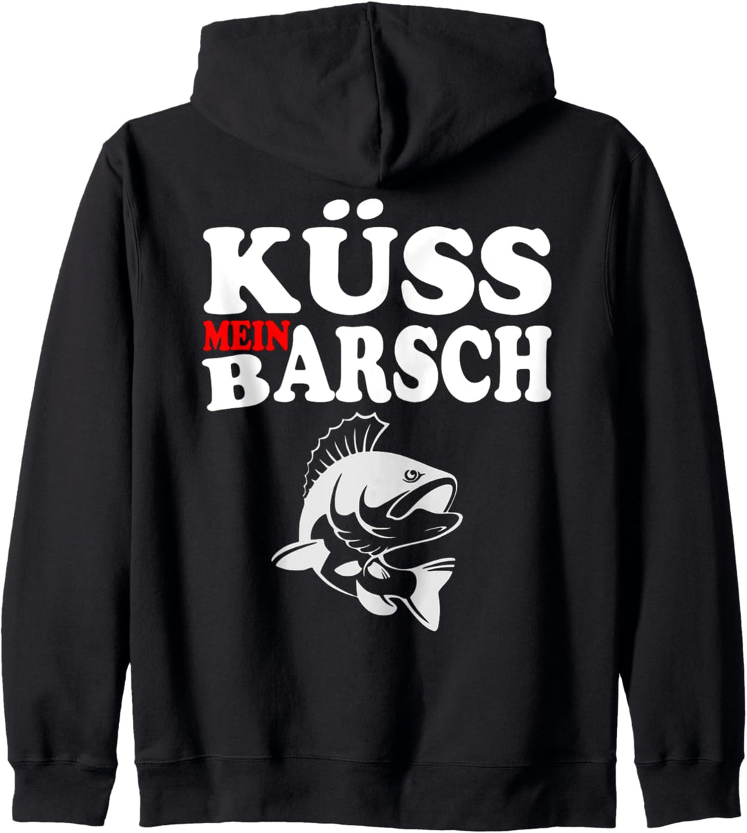 Lustiges Angler Geschenk Barschangler Frauen Angeln Barsch Kapuzenjacke