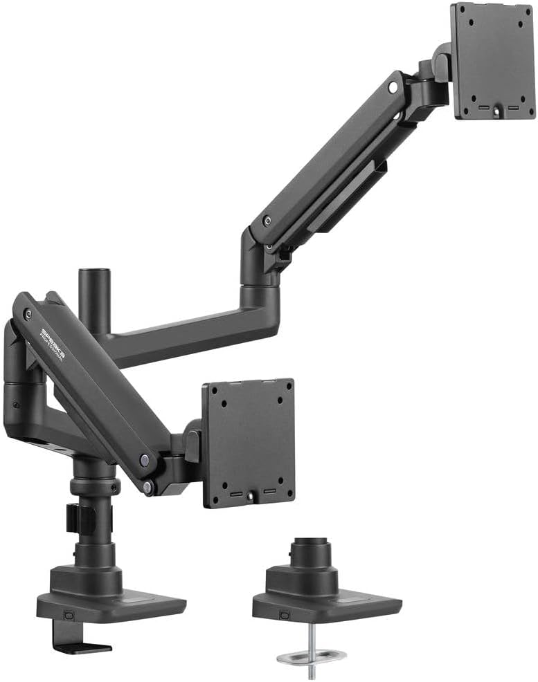 SpeaKa Professional SP-MM-980 Monitorhalterung 2 Display(s) 43,2 cm (17) - 124,5 cm (49) Schwarz Höh