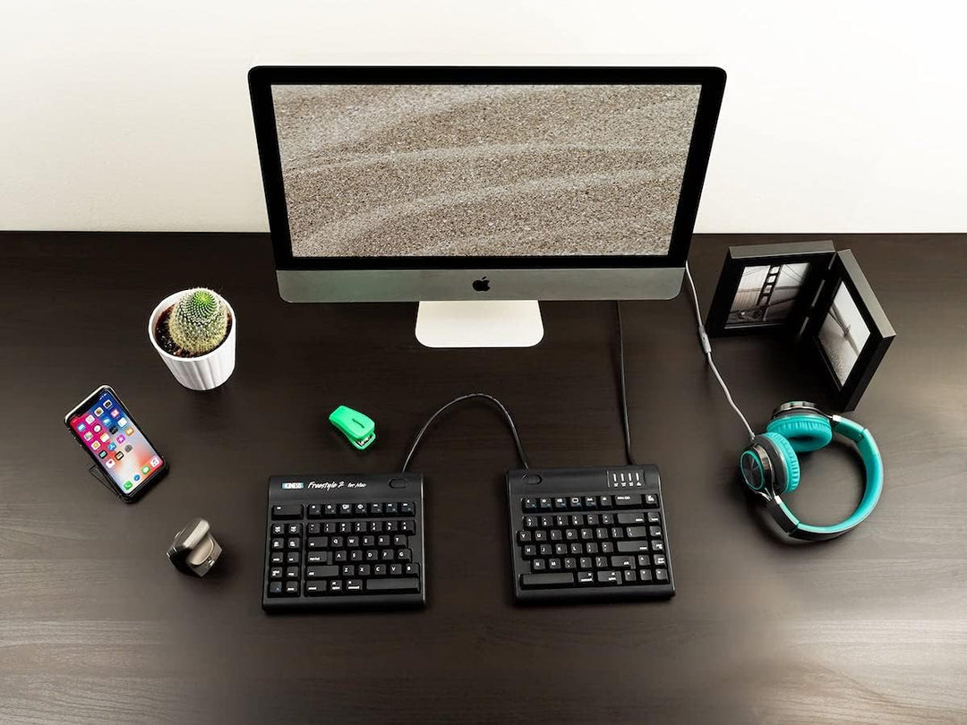 R-GO Tools Kinesis Freestyle 2 22,9 cm (9 Zoll) QWERTY-Tastatur für Mac schwarz, 9