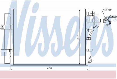 NISSENS 940219 Kondensator, Klimaanlage