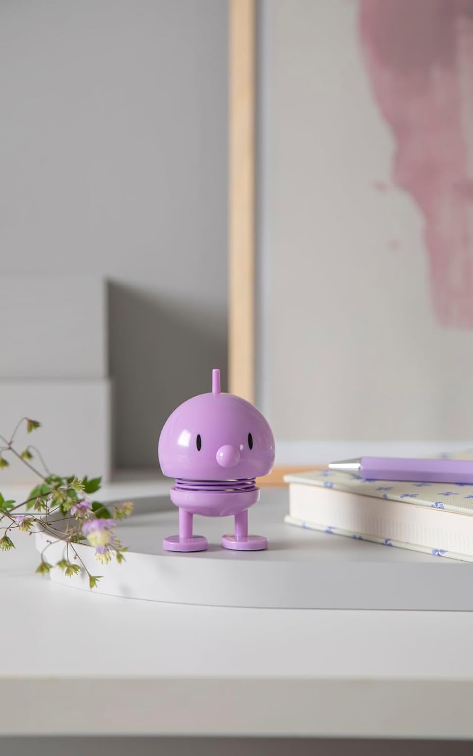 Hoptimist Bumble, Wackelfigur Deko Skandinavisch, Deko Wohnzimmer, Schreibtisch Deko, Büro Gadgets,