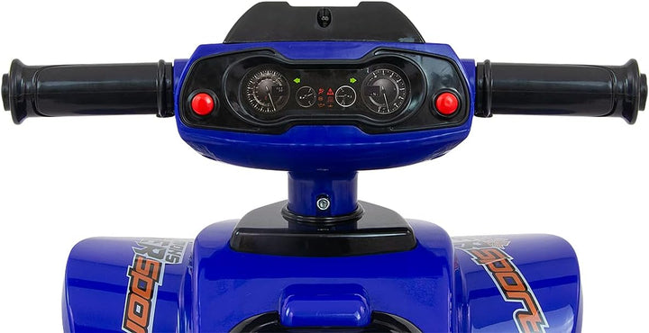Milly Mally Monster Quad – Rutscher für Kinder, mit interaktivem Lenkrad, Musiktasten, Stauraum, Lic