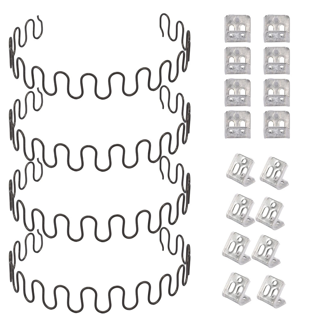 Carkio Ersatz-Federn für Sofa, 4 Stück, 31in (78.74 cm) Feder mit 16 Stück S-Clips, 4,0 Draht-Durchm