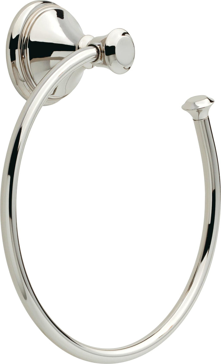 Delta Faucet 79746-PN, 6,7 x 17,8 x 6,7 cm, Nickel poliert Handtuchring Polierts Nickel, Handtuchrin