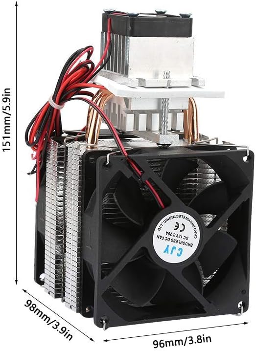 DC 12V 5A Semiconductor Refrigerator Semiconductor Refrigeration Thermoelektrischer Kühler Thermoele