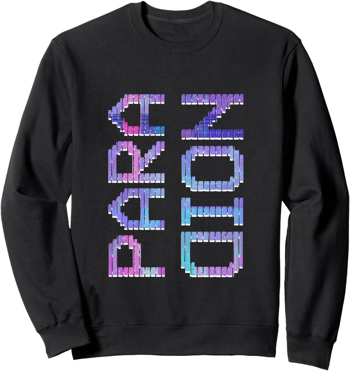 Paranoid Spruch Vaporwave Aesthetic Sweatshirt