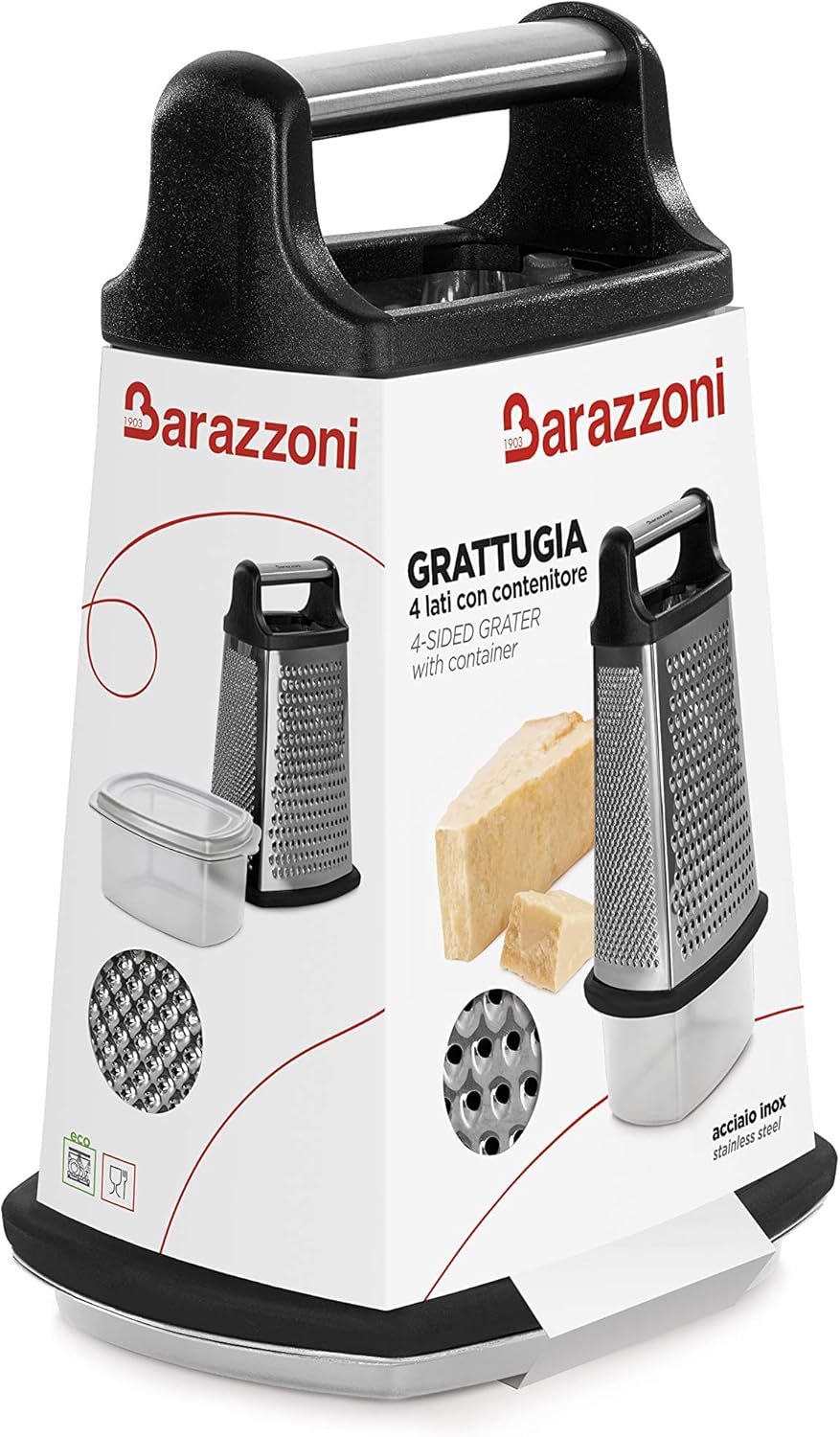 Barazzoni Reibe 4 Seiten mit Behälter, My Utensil 1, 1