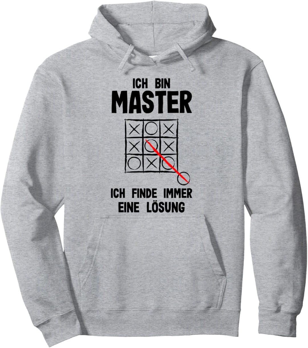 Universität Ich Bin Master Ich Finde Immer Eine Lösung Uni Pullover Hoodie