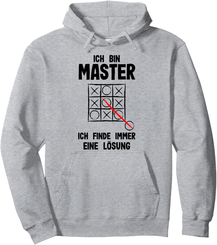 Universität Ich Bin Master Ich Finde Immer Eine Lösung Uni Pullover Hoodie