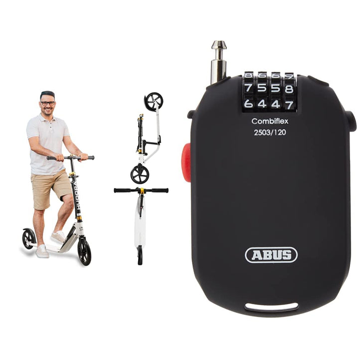 HUDORA BigWheel Style 230 Scooter - Stabiler Aluminium-Roller mit grosser Trittfläche - Höhenverstel