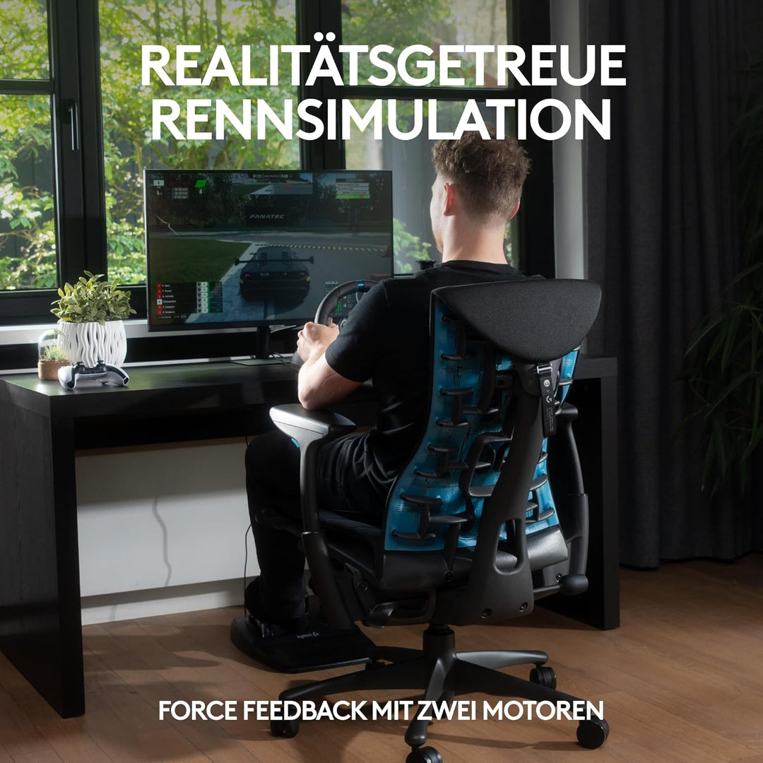 Logitech G29 Driving Force Gaming Rennlenkrad, Zweimotoriges Force Feedback, 900° Lenkbereich, Racin