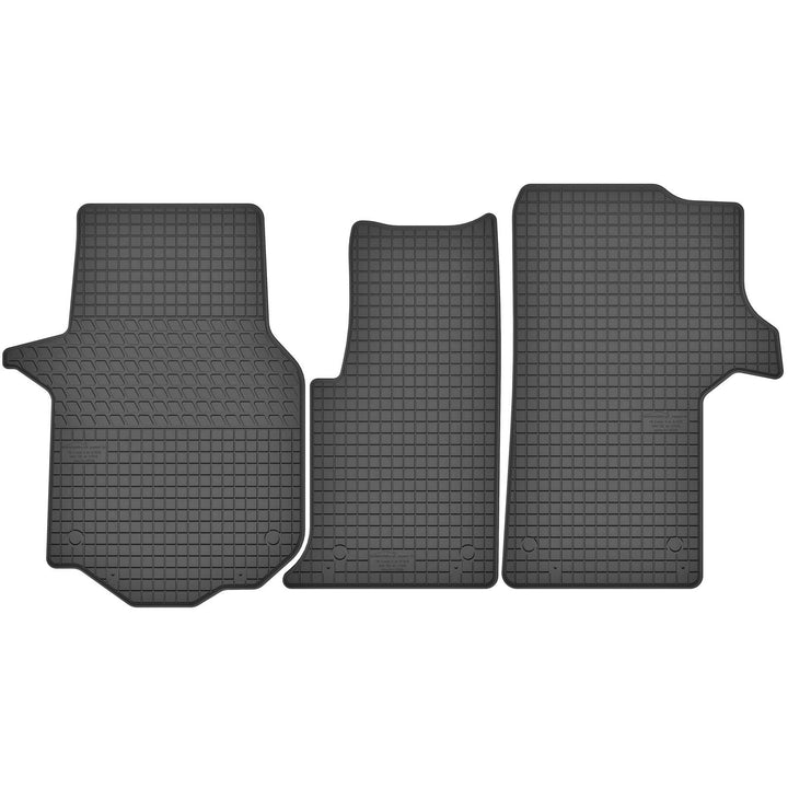AGCPdirect Gummi Matten Fussmatten Passgenau 3-teilig Set für Volkswagen Crafter 2016-2021 und Man T