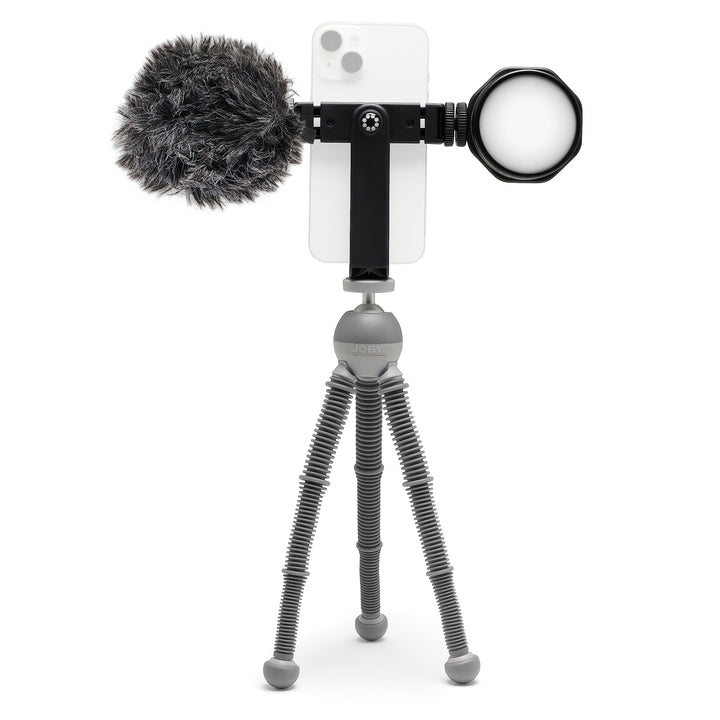 JOBY Beamo Reel Creator Kit Flexibles Stativ mit GripTight 360 Smartphone-Halterung, Wavo Mobile und