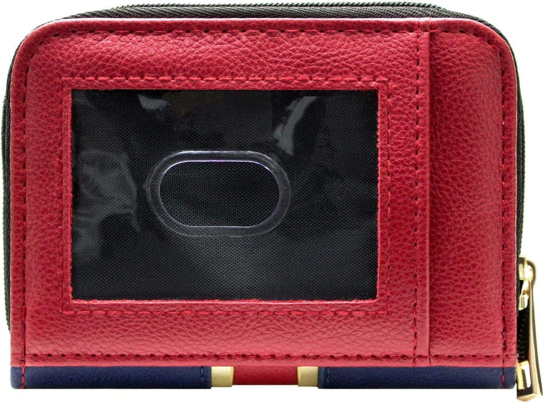 Captain Marvel Carol Danvers Cosmic Kree Anzugstil Portemonnaie Clutch Geldbörse/Geldbeutel mit Münz