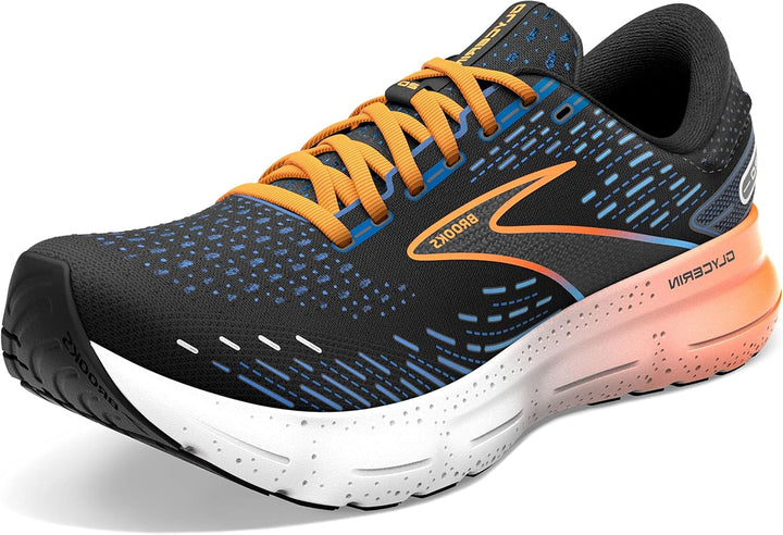 Brooks Herren Glycerin 20 Sneaker 41 EU Black Diva Pink White, 41 EU Black Diva Pink White