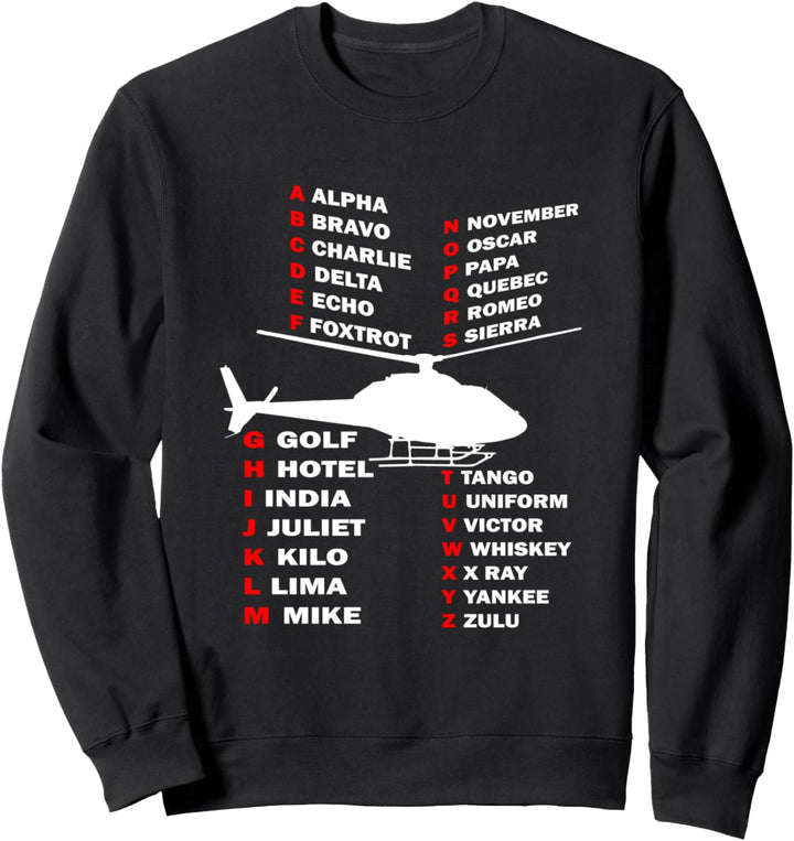Helikopter Pilot Heli Flieger Luftfahrt - Hubschrauber Sweatshirt