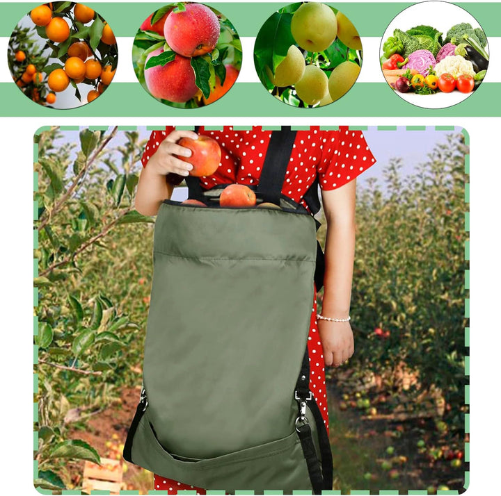 SHINETEC Harvest Apple Picking Bag, wasserdichte, strapazierfähige 600D Obst-Aufbewahrungstasche, Sc