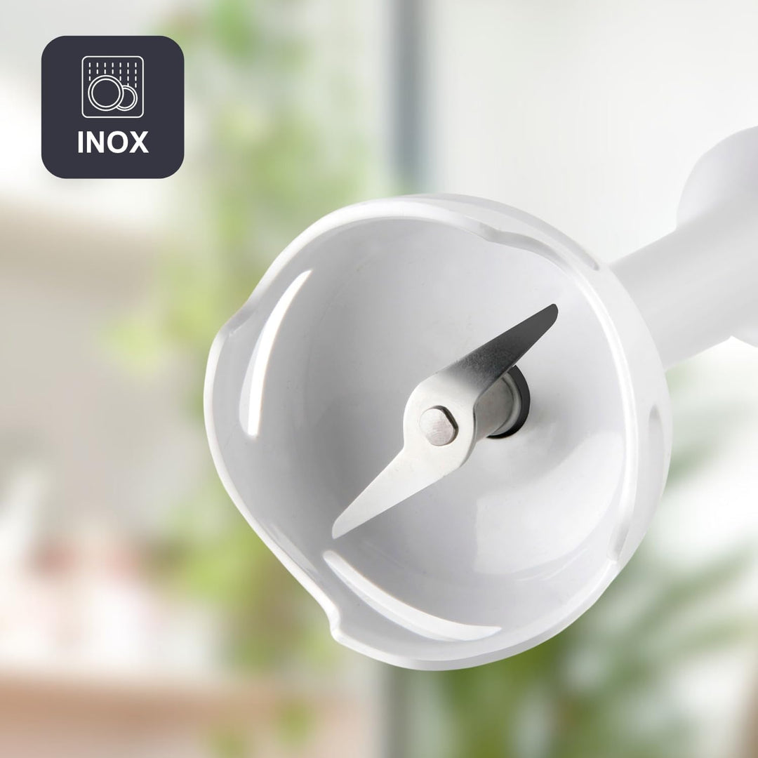 Black+Decker - Stabmixer BXHB500E 600W | Kompaktes und ergonomisches Design | Abnehmbarer Kunststoff