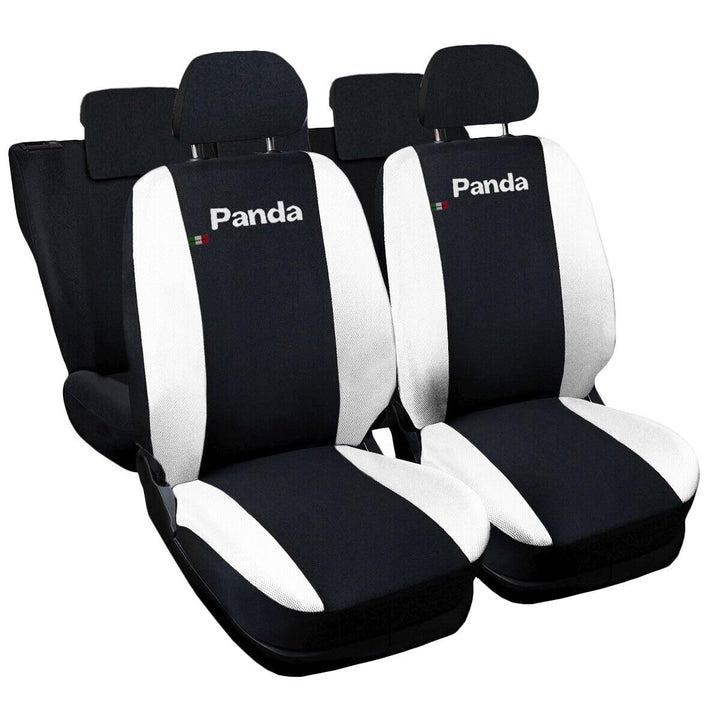 Auto Accessori Lupex - Kompatible Autositzbezüge für Panda zweite 169 und dritte 319 Reihe, schwarz