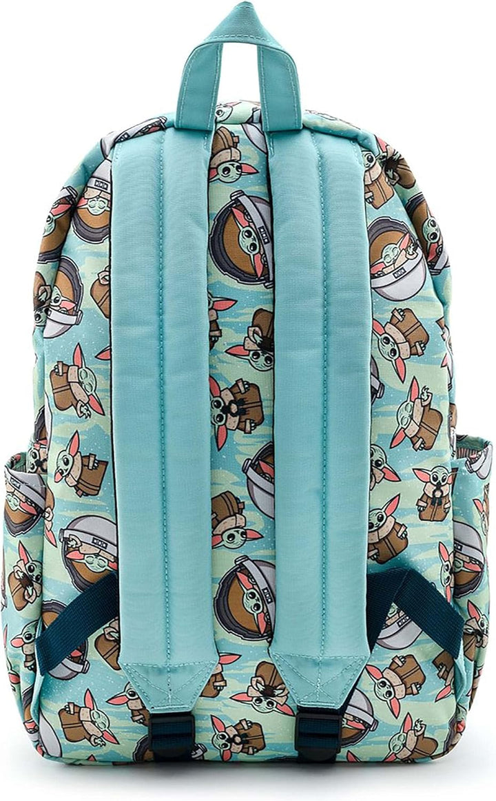 Loungefly Star Wars Baby Yoda Toss Pattern The Mandalorian Backpack