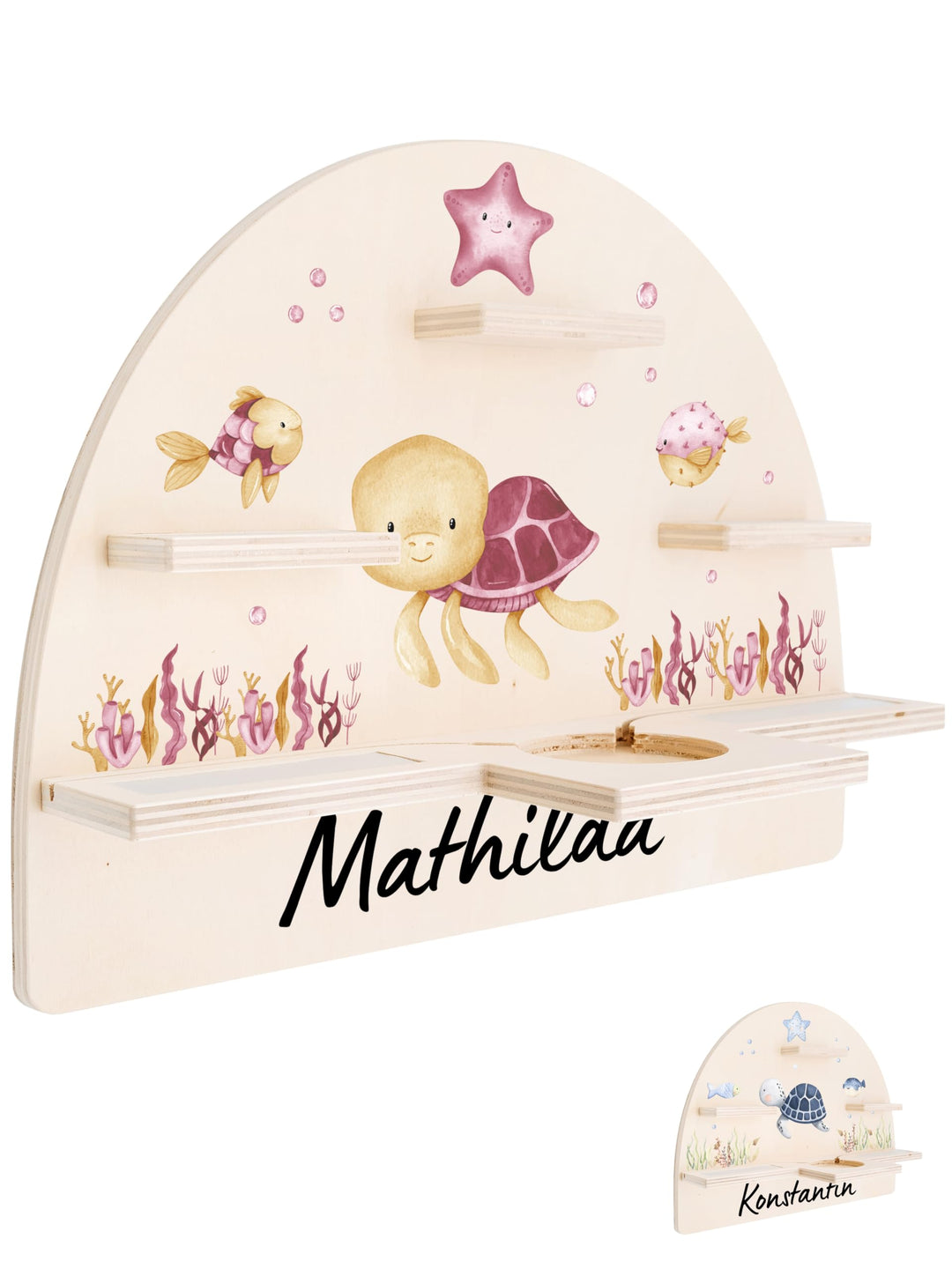 Personalisiertes Tonie Regal für Kinderzimmer - Magnetisches Toniebox Regal für Toniebox & Figuren m