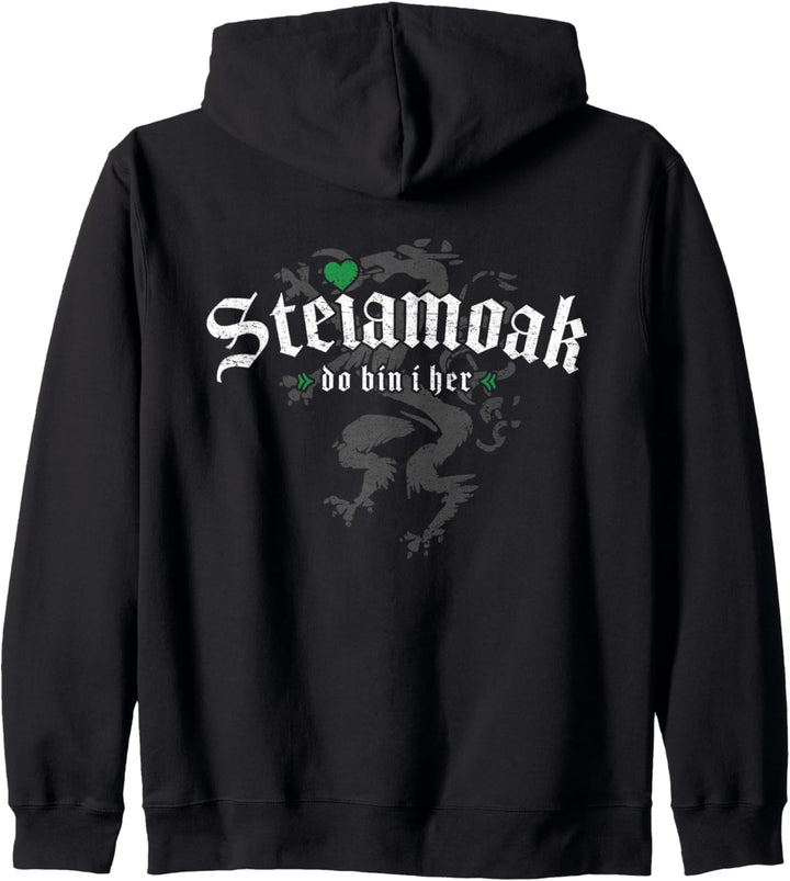 Steiamoak Do Bin I Her Original Steirisch Spruch Steiermark Kapuzenjacke
