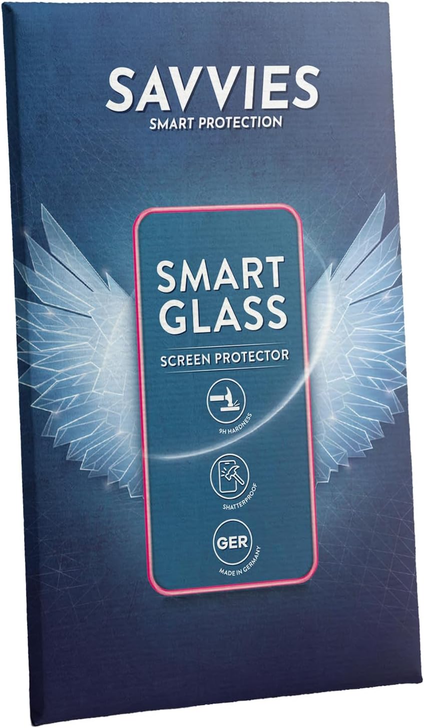 Savvies 2 Stück Panzer Schutz Glas für VALE V12X LTE-8128 12.6" 9H Schutzfolie, Glas-Folie, HD Klar,