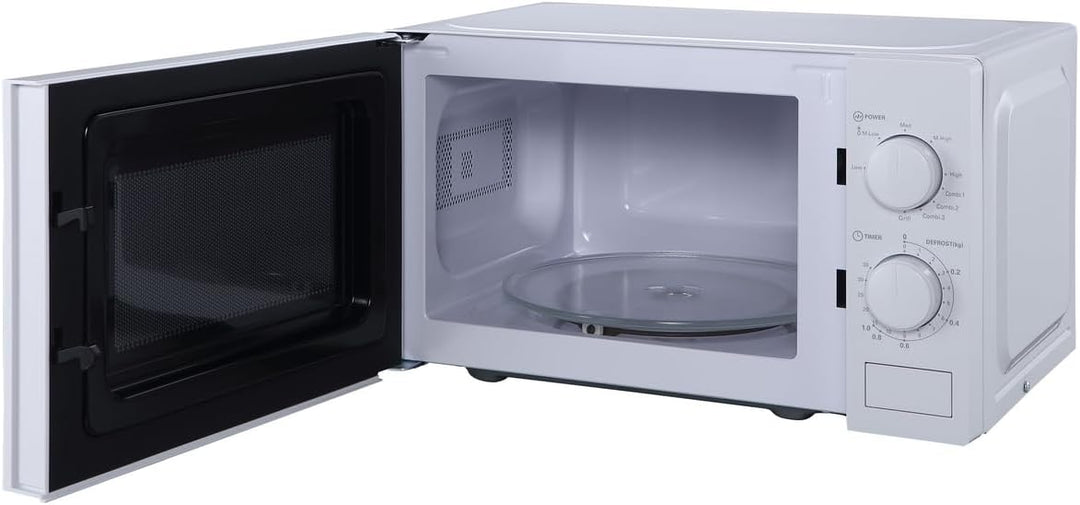 aro Mikrowelle MW10720, Stahl-SPCC, 43.9 x 33.4 x 25.8 cm, 20 L, 700 W, 5 Programme, Timerfunktion,