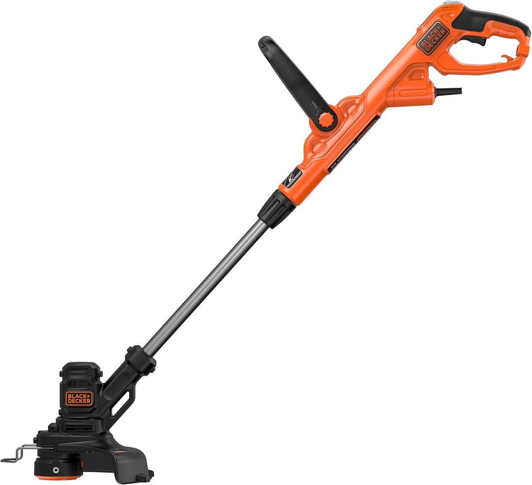 Black + Decker Elektro-Rasentrimmer-/kantenschneider (450W, 25 cm Schnittbreite, E-Drive, manuelle F