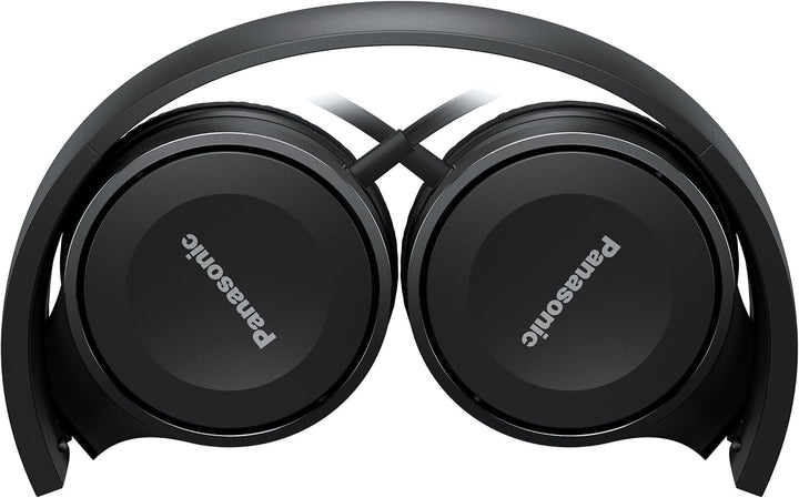 Panasonic RP-HF100ME-K On Ear Kopfhörer - Headset, 10-23.000 Hz, 30 mm Wandler, kompakt zusammenfalt
