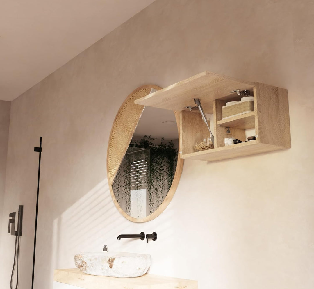 PLATAN ROOM Badschrank 80/120 / 160/200 / 240 breit Badmöbel Badezimmer Klapphängeschrank Schrank Ho