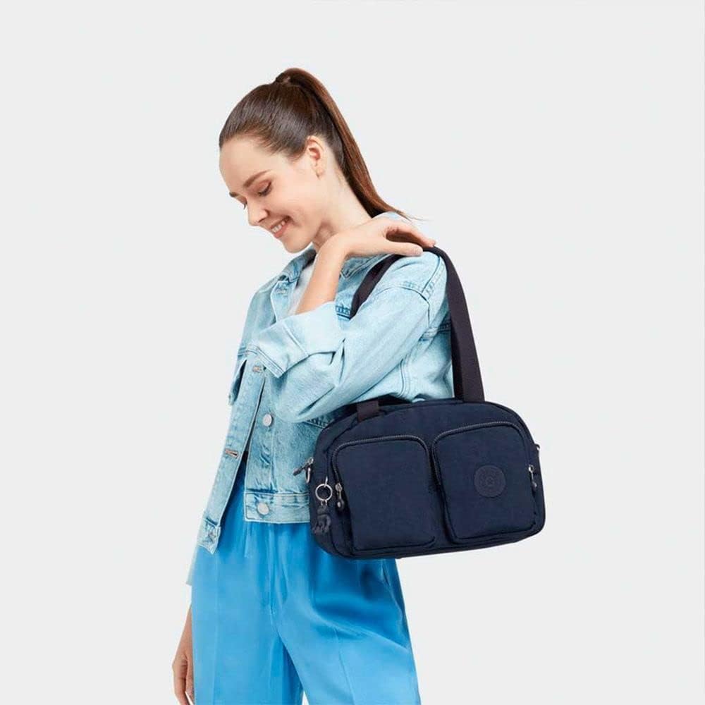 Kipling Damen Cool Defea Schultertaschen, Blue Bleu 2, Blue Bleu 2