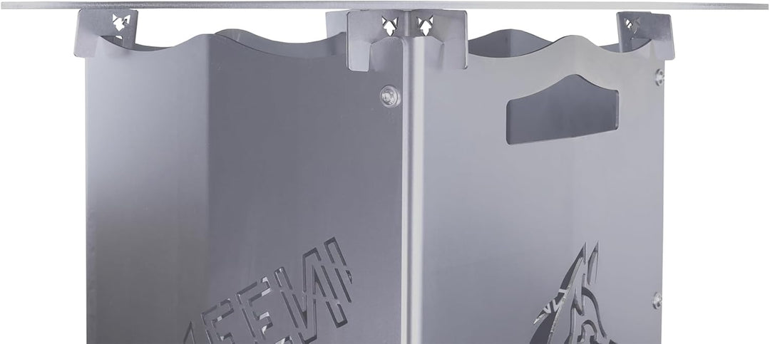 FENNEK Universal Abstandshalter 4er Set für Feuerplatten | Für Feuertonne, Feuerschale & Kugelgrill