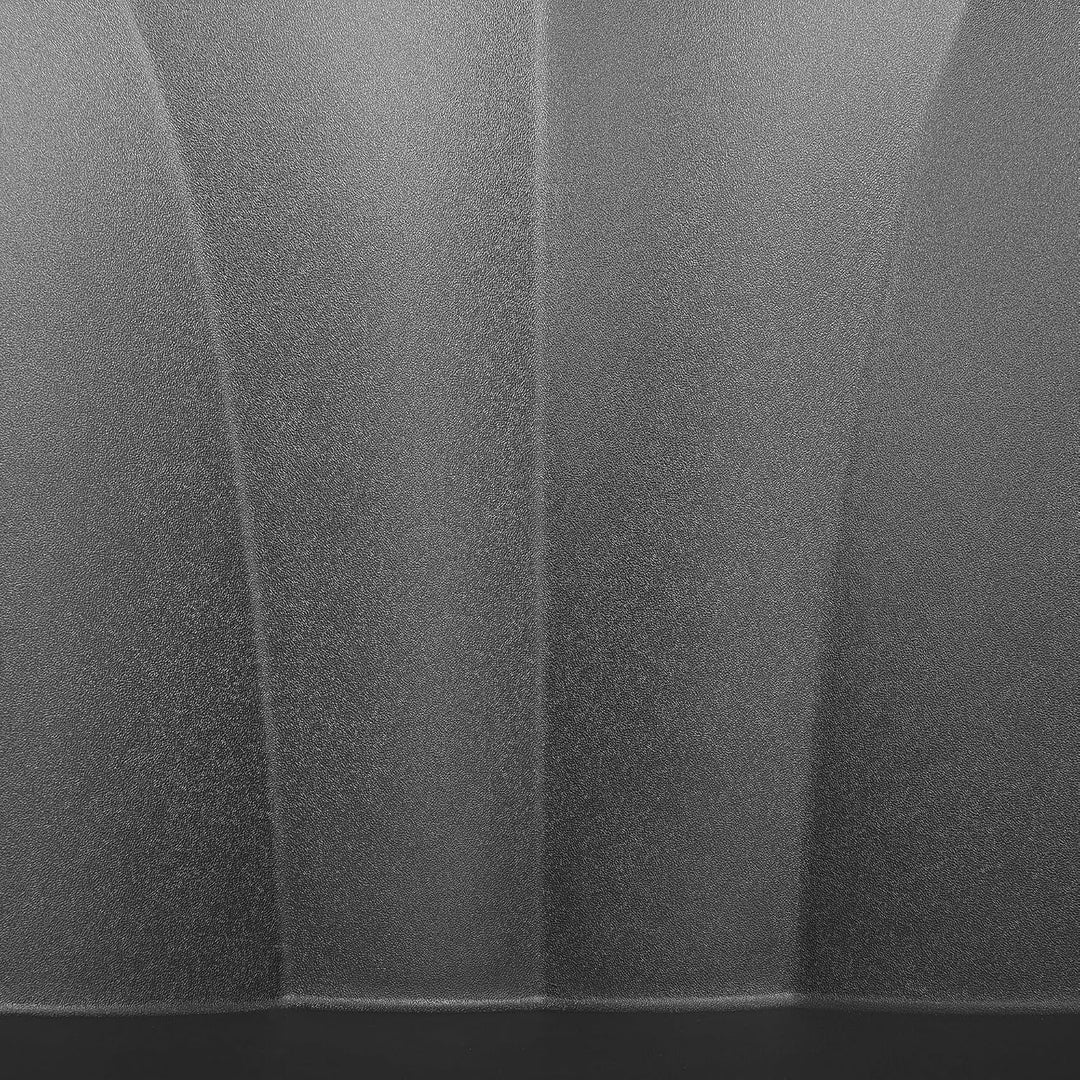 Schwarzes 2er Set Esszimmerstuhl aus Kunststoff mit Metallbeinen Sylva