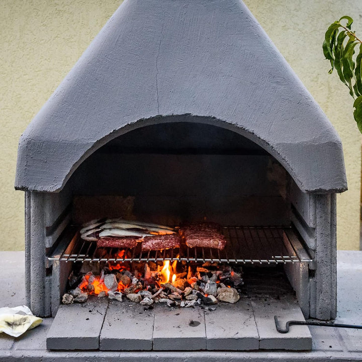 ZooPaul Grillrost 55x34 cm Grill Kamim Grillgitter BBQ Ersatz Rost Kaminrost
