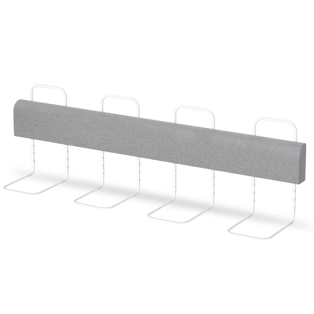 Eulenke Bettgitter 200cm - Höhenverstellbares Bettschutzgitter für Kinder - 5-Loch Bettgitte mit Rau