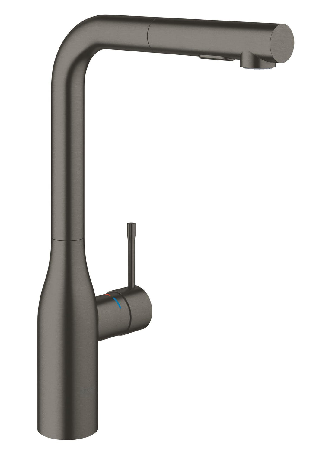 GROHE Essence, Küchenarmatur 2 Strahlarten (Wasserhahn Küche mit ausziehbarer Brause, 360° schwenkba