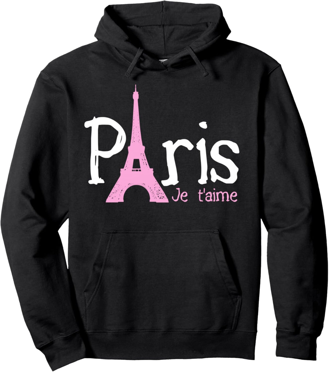 Paris Je T'aime – Eiffelturm, französisches Souvenir Pullover Hoodie