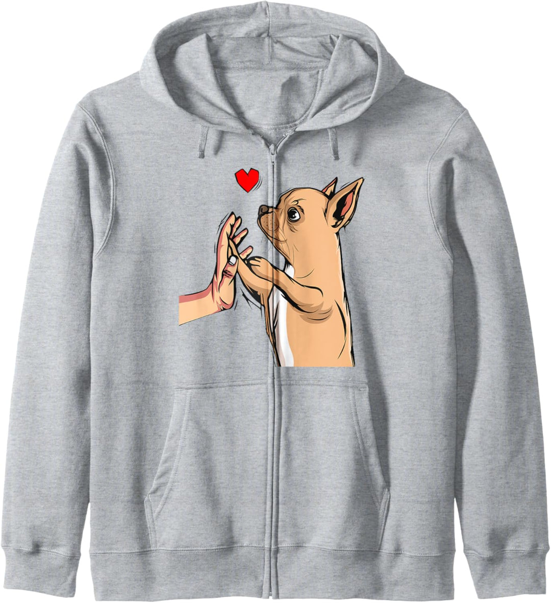 Chihuahua Liebe Hunde Frauchen Geschenkidee Kapuzenjacke
