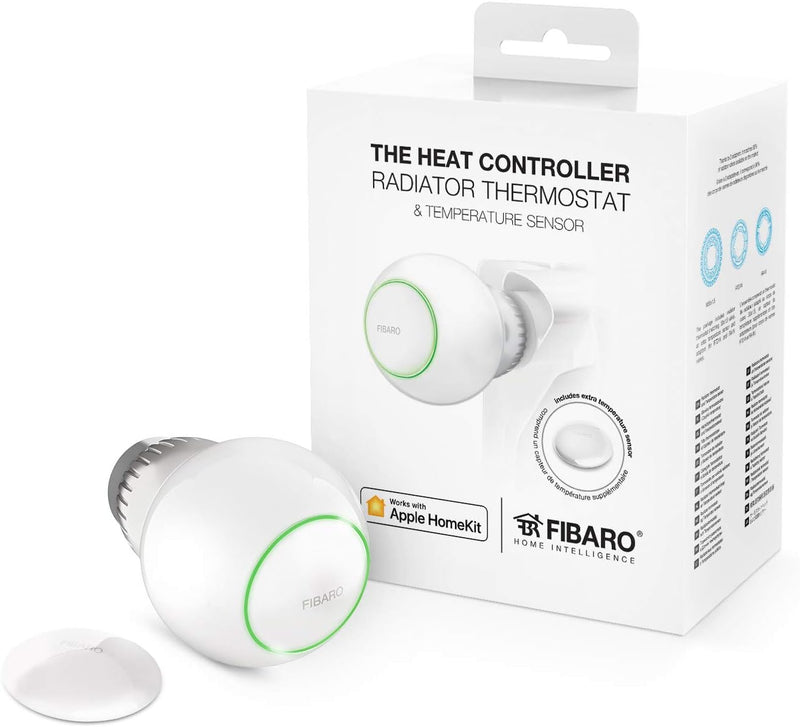 FIBARO HomeKit The Heat Controller Starter Pack / iOS Bluetooth Heizungsthermostat, Wärmeregler mit