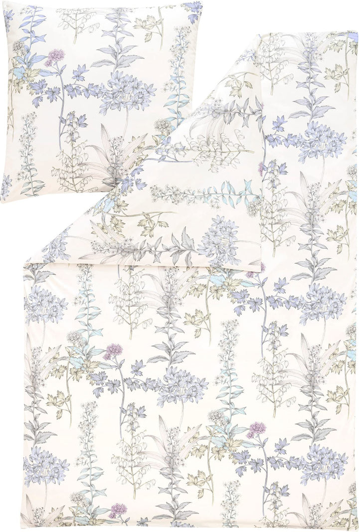 ESTELLA Mako Interlock Jersey Bettwäsche Alisa bleu 135x200 cm + 80x80 cm, 135x200 cm + 80x80 cm