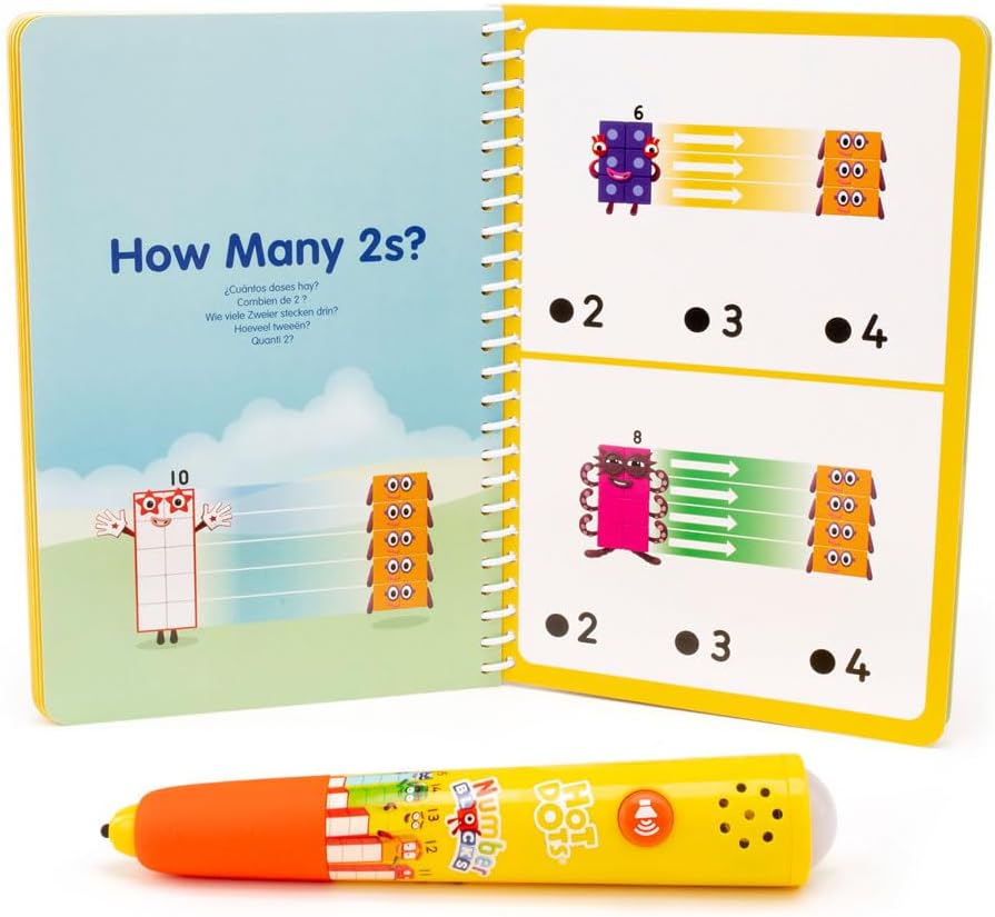 Learning Resources Hot Dots Numberblocks 11-20 Aktivitätsbuch mit interaktivem Stift, über 60 Aktivi