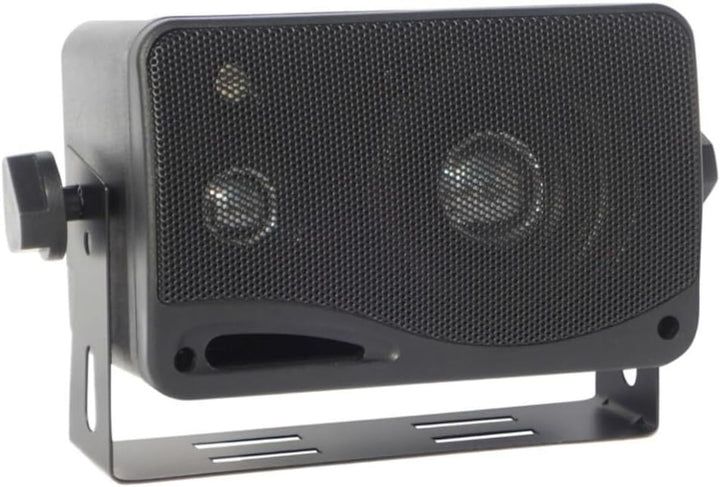 KIT-Set FÜR Pyramid 2022SX, 2 Schwarze Bassreflex-Lautsprecher, 15 cm, 3-Wege, 200 Watt RMS und 400
