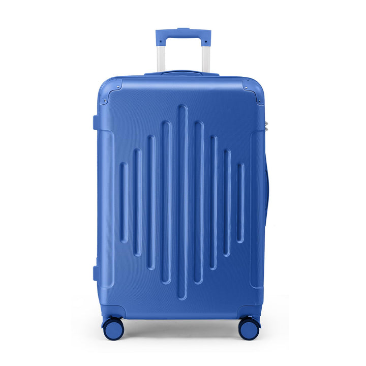 LALAHO Reisekoffer Koffer Trolleys Hartschale (Flugblau, L) | Reisekoffer Set mit Kosmetikkoffer, Ha